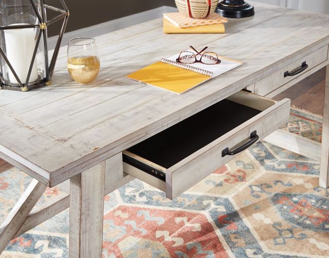 Signature Design by Ashley® Carynhurst Whitewash Office Desk-5