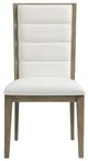 Riverside Furniture Pasadena Casual Taupe/White Upholstered Dining Side Chair-2