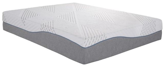 American Wholesale Furniture Hopetown Hybrid Visco Blue Gel Memory Foam Twin XL Mattress-0