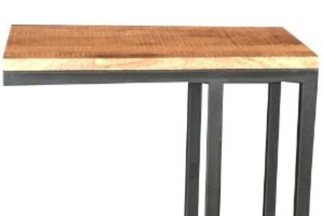 Jaipur Furniture Industrial Sawn 16'' Side Table-1