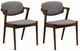 Coaster® Malone 2-Piece Dark Walnut Side Chairs-1