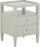 Bassett® Furniture Willow Sage Green Bedside Table-0