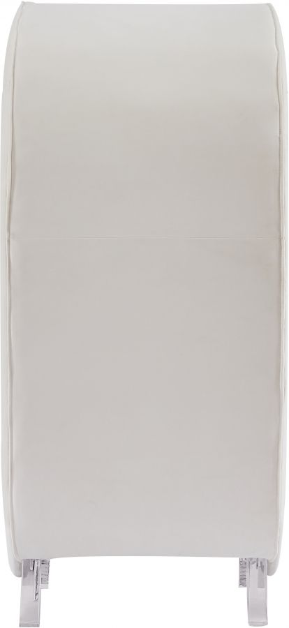 Meridian Furniture Crescent Cream Accent Chair-2