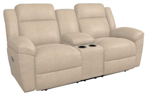 La-Z-Boy® Joel Sand Power Reclining Loveseat with Console