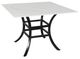 CabanaCoast® Customizable Monaco Stone 42" Outdoor Square Dining Table-5