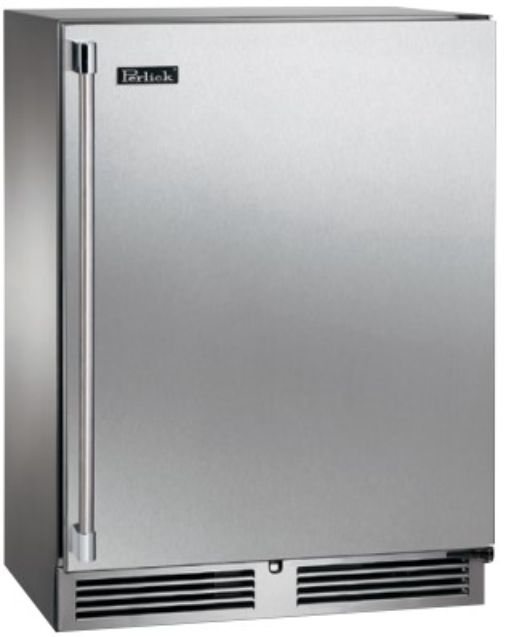 Perlick® Marine & Coastal Series 24" 3.1 Cu. Ft. Panel Ready Solid Door Built-In Beverage Center-0