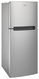 Whirlpool® 11.0 Cu. Ft. Top Freezer Refrigerator-Monochromatic Stainless Steel-5
