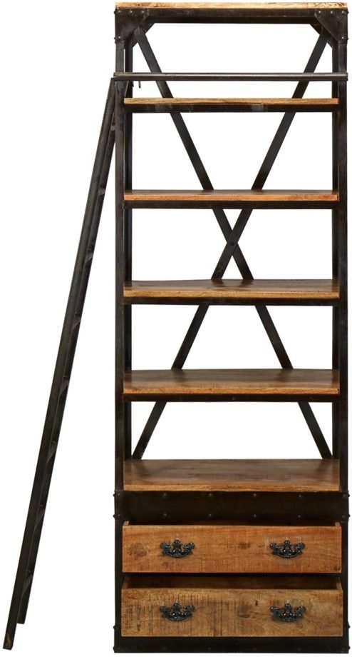 Jaipur Furniture Vintage Sawan Library Bookcase-1