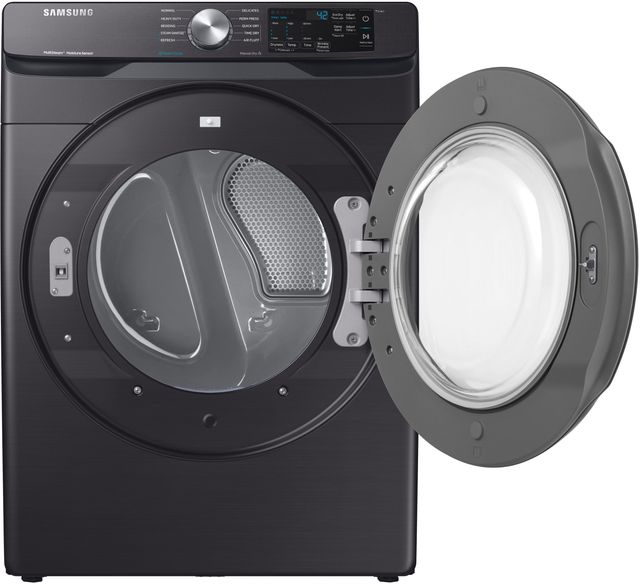 Samsung 7.5 Cu. Ft. Fingerprint Resistant Black Stainless Steel Front Load Electric Dryer-1