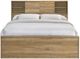 Intercon Vega Natural Oak Melamine Queen Bookcase Bed-1