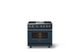 Viking® 5 Series 36" Squall Pro Style Dual Fuel (LP) Range with Brushed Brass Trim-3