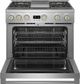 Monogram® Statement Collection 36" Stainless Steel Pro Style Gas Range-1