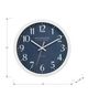 Monarch Specialties Inc. Blue 12" Wall Clock with White Numbers-2