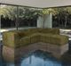 Furniture of America® Nappi Olive Green L-Shape Sofa Sectional-1