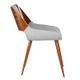 Armen Living Panda Gray Dining Chair-3