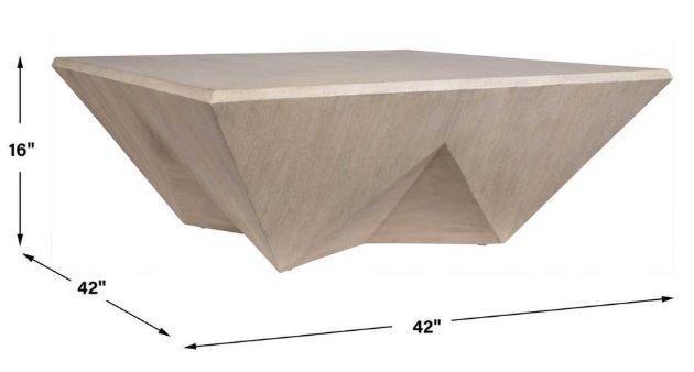 Uttermost® Collins Light Gray Coffee Table-2