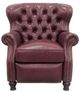BarcaLounger® Presidential Shoreham-Wine Manual Recliner-2