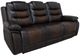 New Classic® Home Furnishings Nikko Brown Dual Manual Reclining Sofa-0