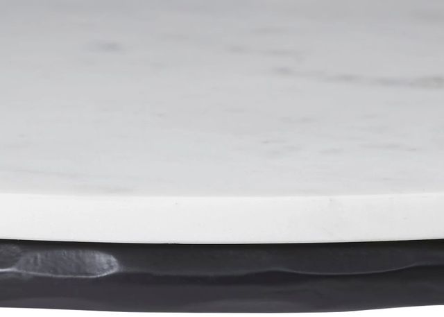 Renwil® Rowena White Coffee Table with Matte Black Base-3