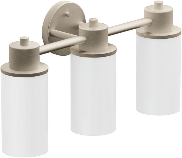 Moen® Iso™ Brushed Nickel Three Globe Bath Light-0