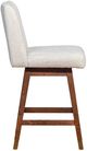 Isabella 26" Beige Swivel Counter Stool-3