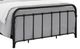 Bernards Shelby Black Twin Metal Rod Bed-1