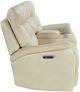 Elements International Trinidad Pebble Cream Power Reclining Loveseat-2