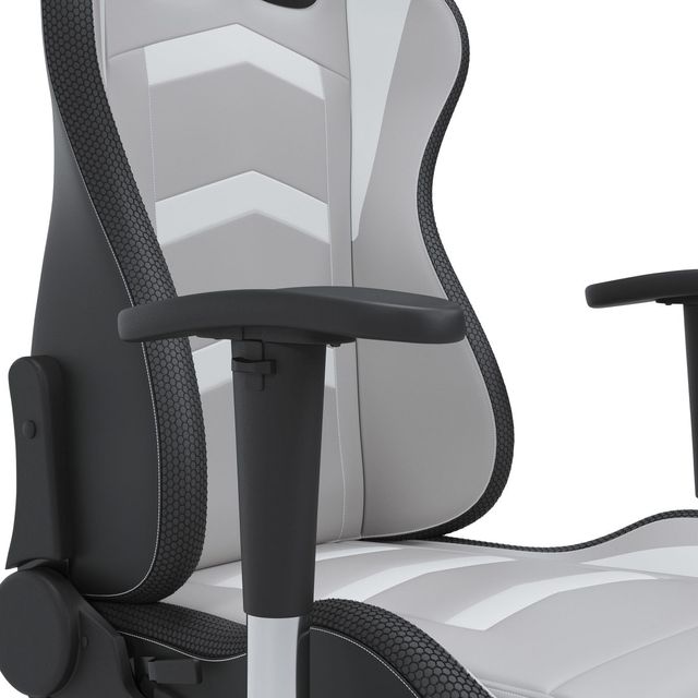 Signature Design by Ashley® Lynxtyn White/Gray Office Desk Chair-7