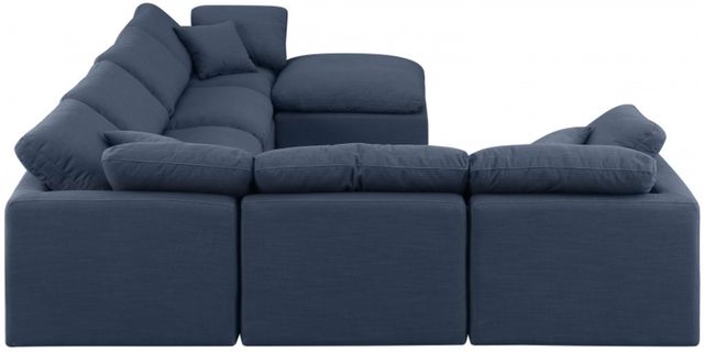 Meridian Furniture Indulge 7-Piece Navy Modular Sectional-1