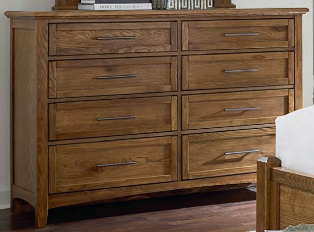 Vaughan-Bassett Jamestown Oak Natural Oak 8-Drawer Dresser-0