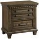 Elements International McCoy Charcoal Nightstand-0