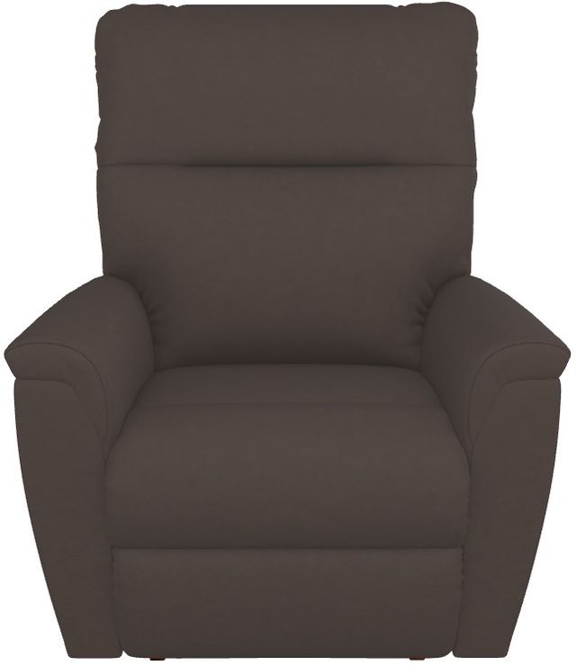 La-Z-Boy® Norton Walnut Leather Power Rocking Recliner with Headrest-1