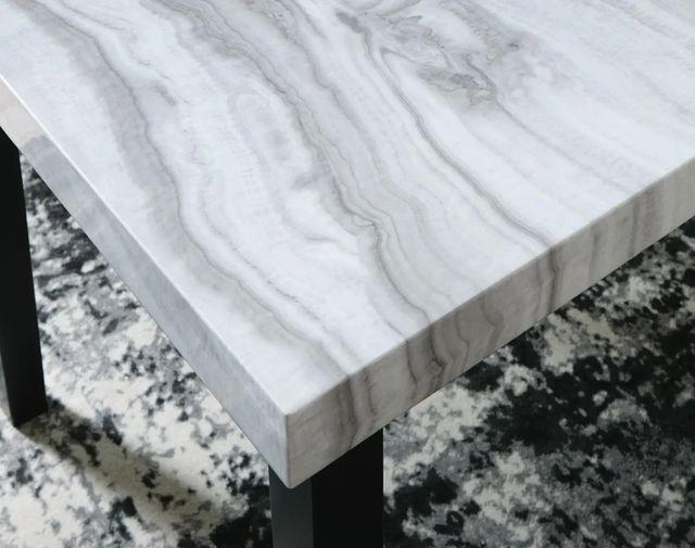 Signature Design by Ashley® Mervannie Gray Counter Dining Table with Black Base-3