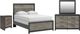 Signature Design by Ashley® Broachmyn 4-Piece Black/Gray Queen Panel Bedroom Set-0