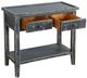 Sunny Designs™ Black Sand 2-Drawer Side Table-3