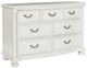 Benchcraft® Montelaine 3-Piece Antique White King Upholstered Bedroom Set-4