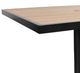 CabanaCoast® Customizable Skye Aluminum/Wooden 42" Outdoor Square Dining Table-2