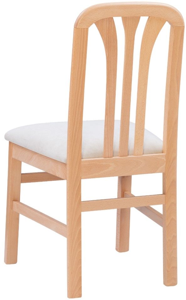 Linon Paxton 2-Piece White/Natural Dining Chair Set-4