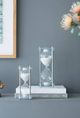 A & B Home White/Silver 30-Minute Hourglass-4