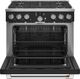 Café™ 36" Matte Black Pro Style Dual Fuel Range-3