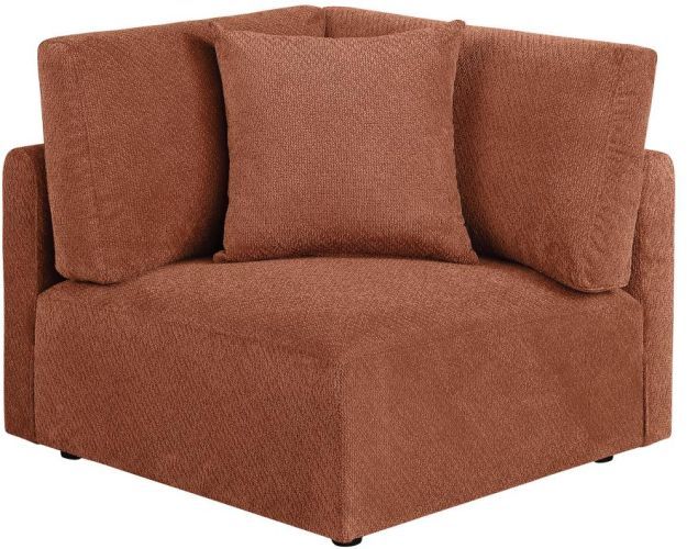 Coaster® Elysia 6-Piece Coral Upholstered Modular Sectional-4