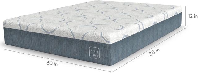 Rize Home RZ Cool Plus 12" Memory Foam Medium Firm Smooth Top Queen Mattress in a Box-3