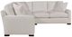 Century® Century Home Elegance Cornerstone 2-Piece White Sectional-1