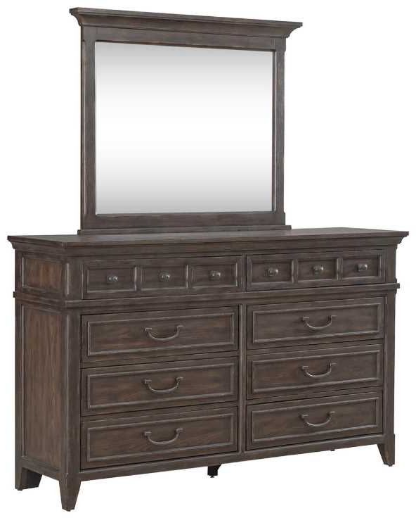 Liberty Furniture Paradise Valley 4-Piece Saddle Brown King Bedroom Set-3