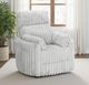 Albany Industries Ainsley Mondo Silver Manual Recliner-1