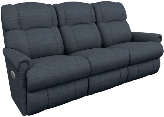 La-Z-Boy® Pinnacle Navy Power Wall Reclining Sofa with Headrest and Lumbar-0