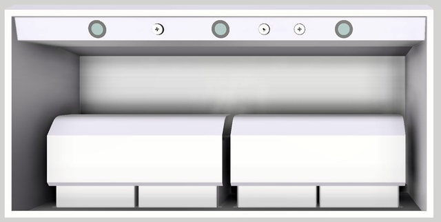 Vent-A-Hood® 48" White Wall Hood-3