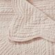 Olliix by Madison Park Tuscany Blush Oversized Quilted Throw with Scalloped Edges-3