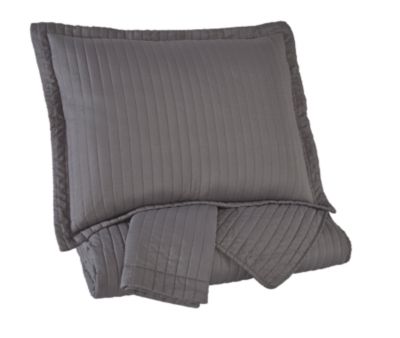 Signature Design by Ashley® Raleda Gray King Coverlet Set-0
