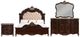 New Classic® Home Furnishings Constantine 4-Piece Cherry Queen Panel Bedroom Set-0